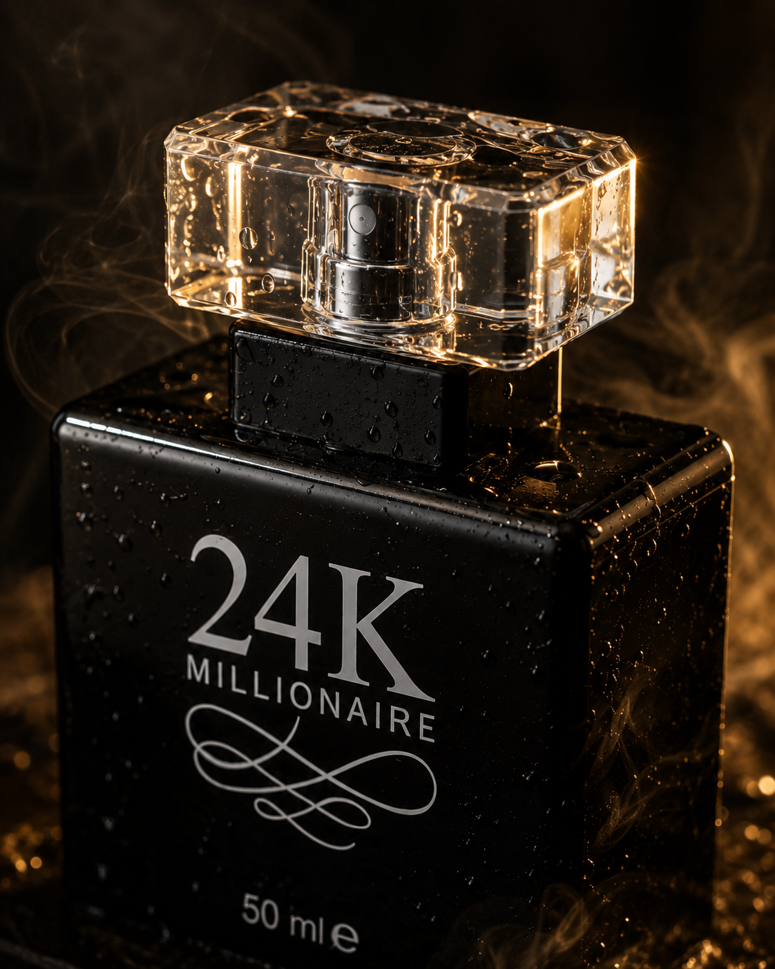 Bold Gold Oriental Perfume for Men — 50ml Black Bottle, Long-Lasting EDP (1 Million Inspired)