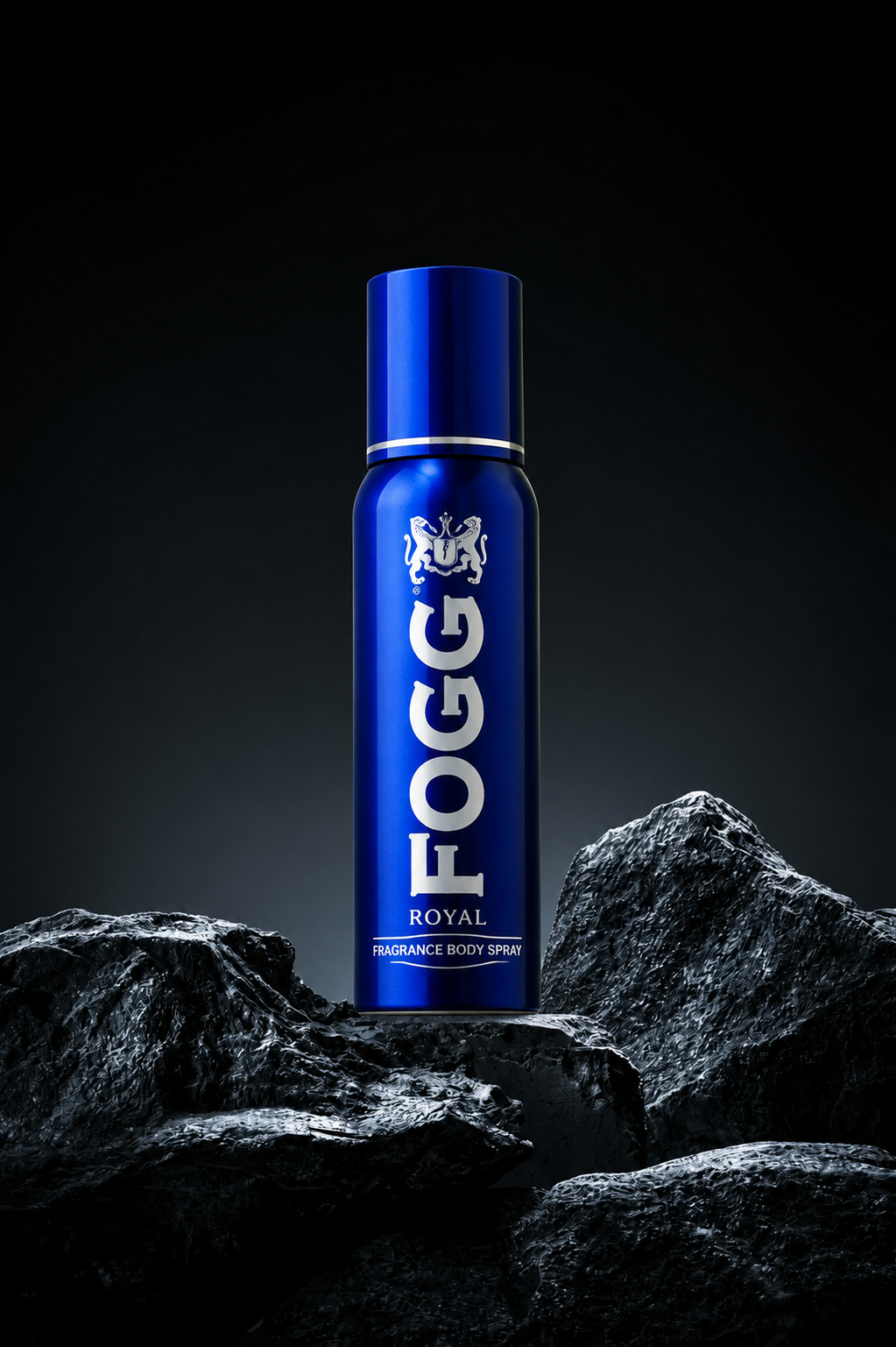 Fogg Royal Fragrance Body Spray for Men — 120ml, Long-Lasting, Blue Bottle